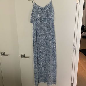 Gorgeous Intermix Silk Maxi Dress!